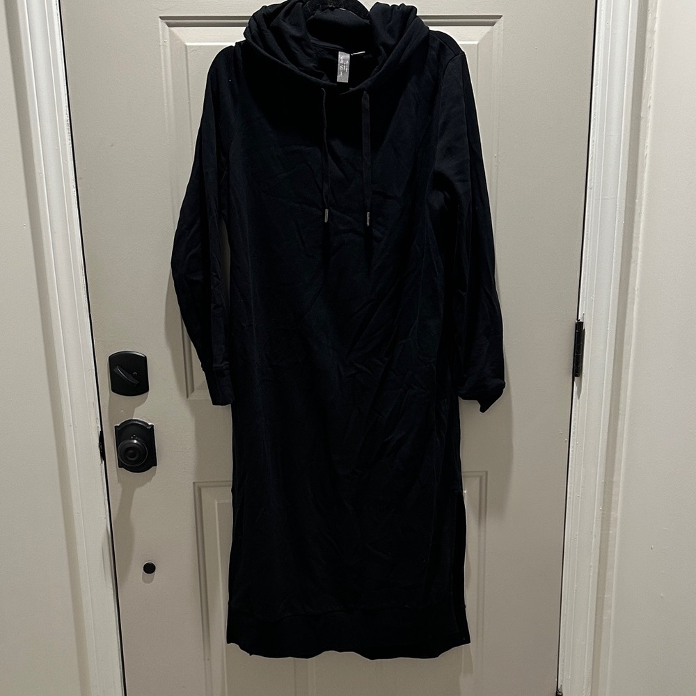 Sweaty Betty Black Hooded Dress